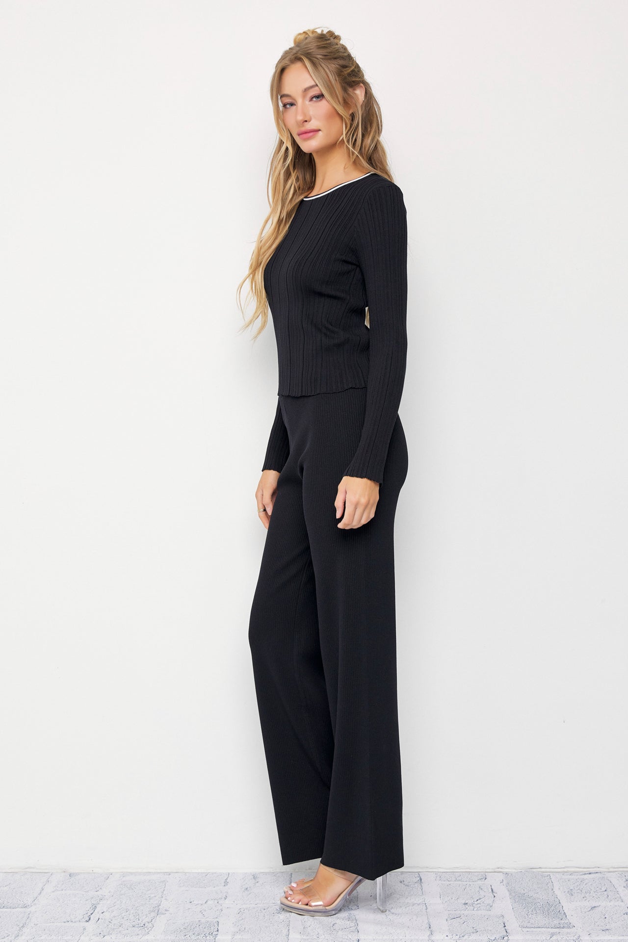 Oakley Ribbed Knit Long Sleeve & Pants Set