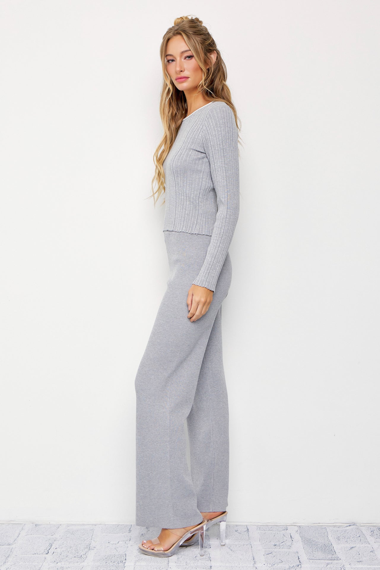 Oakley Ribbed Knit Long Sleeve & Pants Set