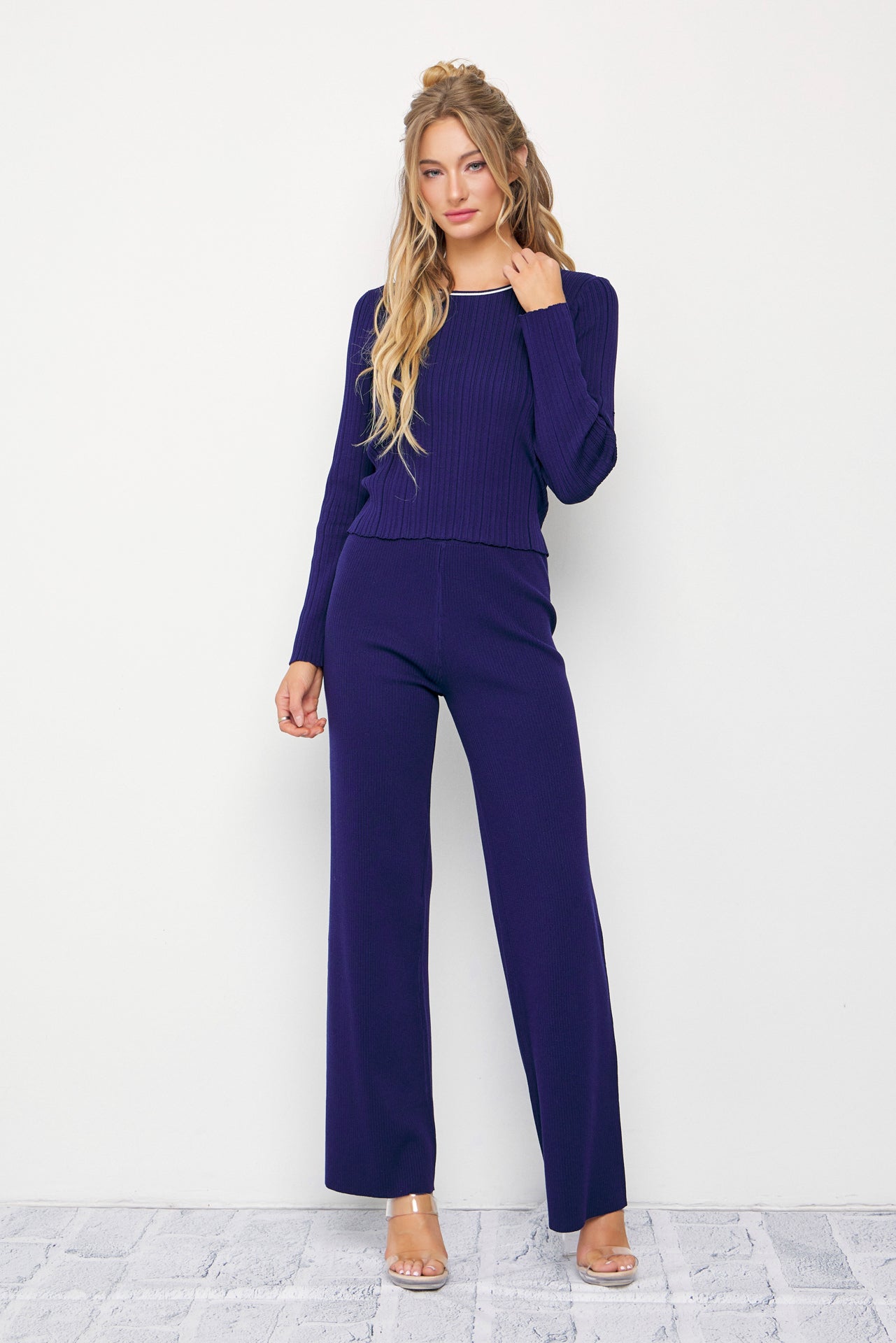 Oakley Ribbed Knit Long Sleeve & Pants Set