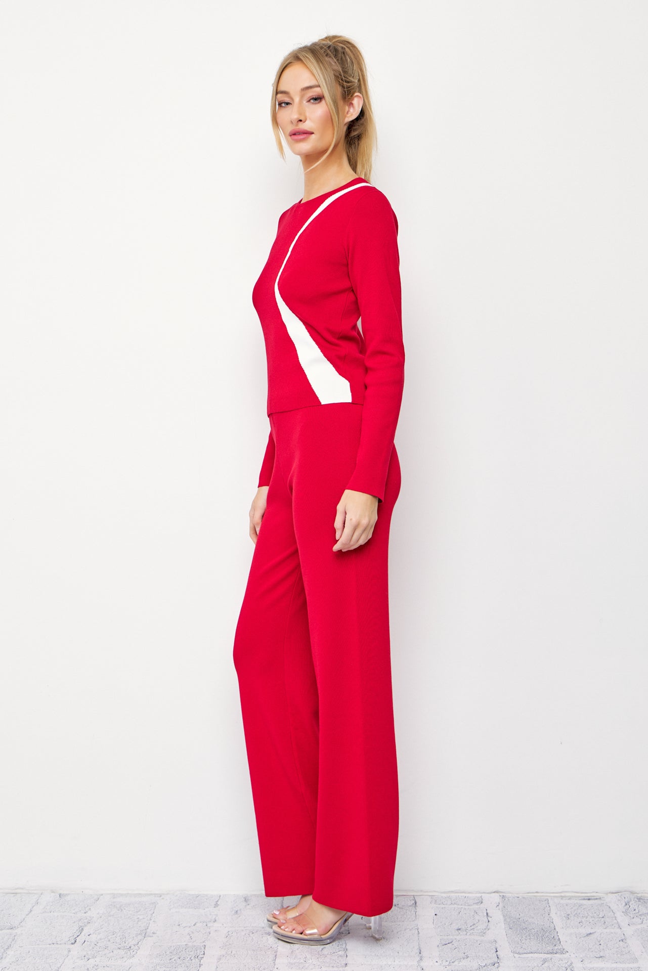 Sabine Knit Long Sleeve Top & Pants Set