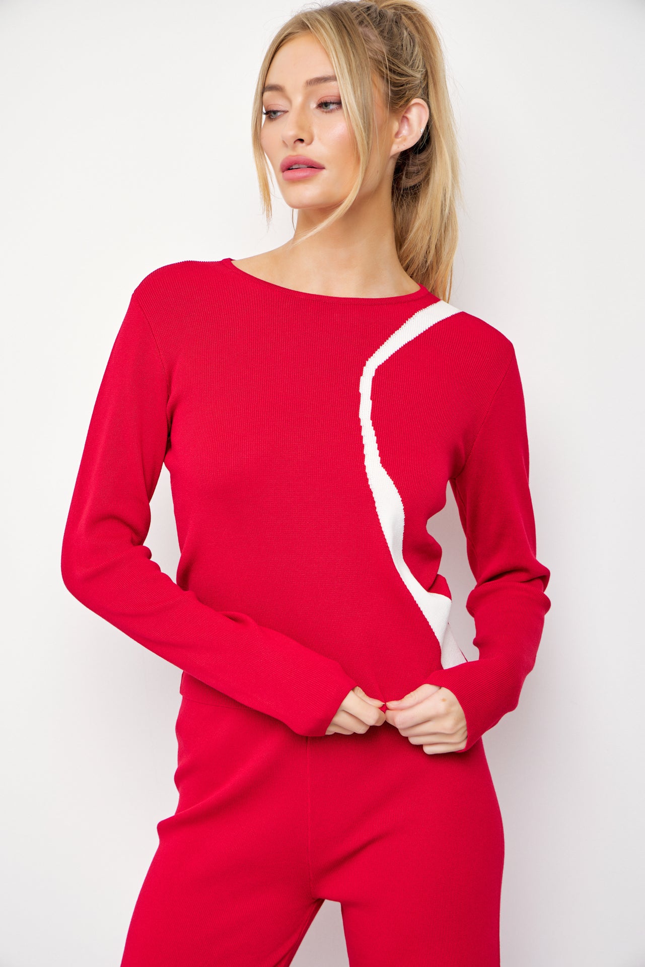 Sabine Knit Long Sleeve Top & Pants Set