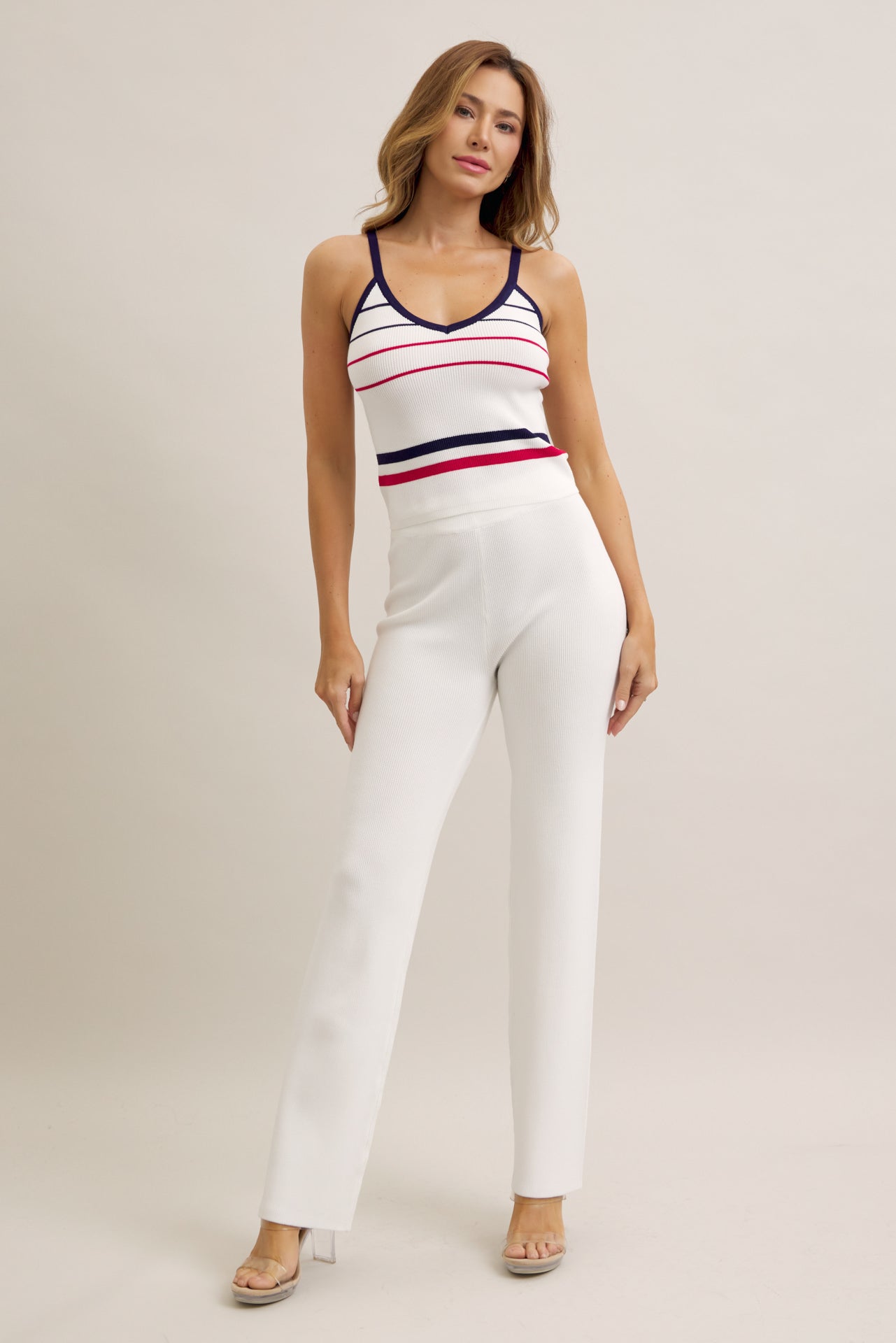 Knit Whisper Cami Top And Pants Set