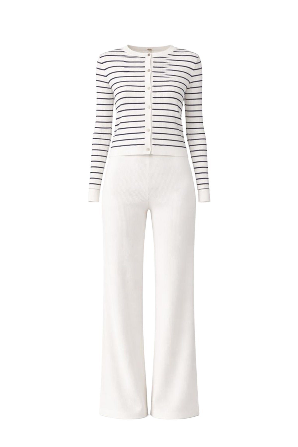 The Marlowe Stripe Cardigan & Pants Set