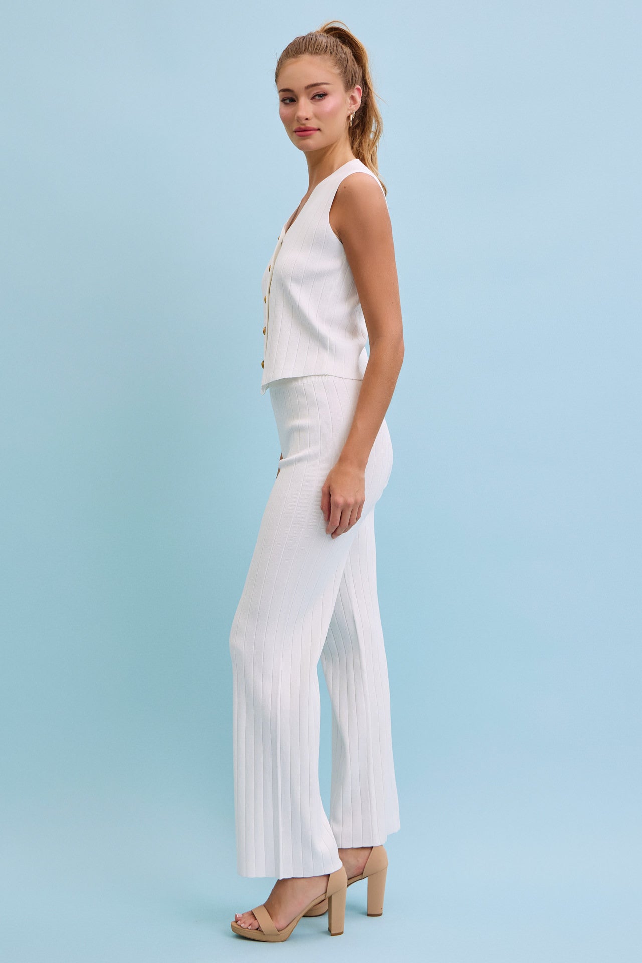 Soft Majesty Ribbed Knit Set