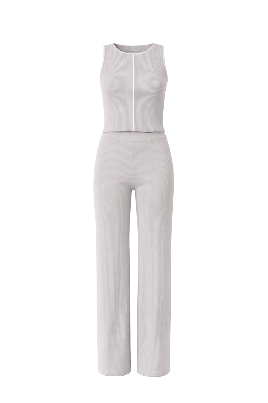 Effortless Styling Knit Sleeveless Top & Pants Set