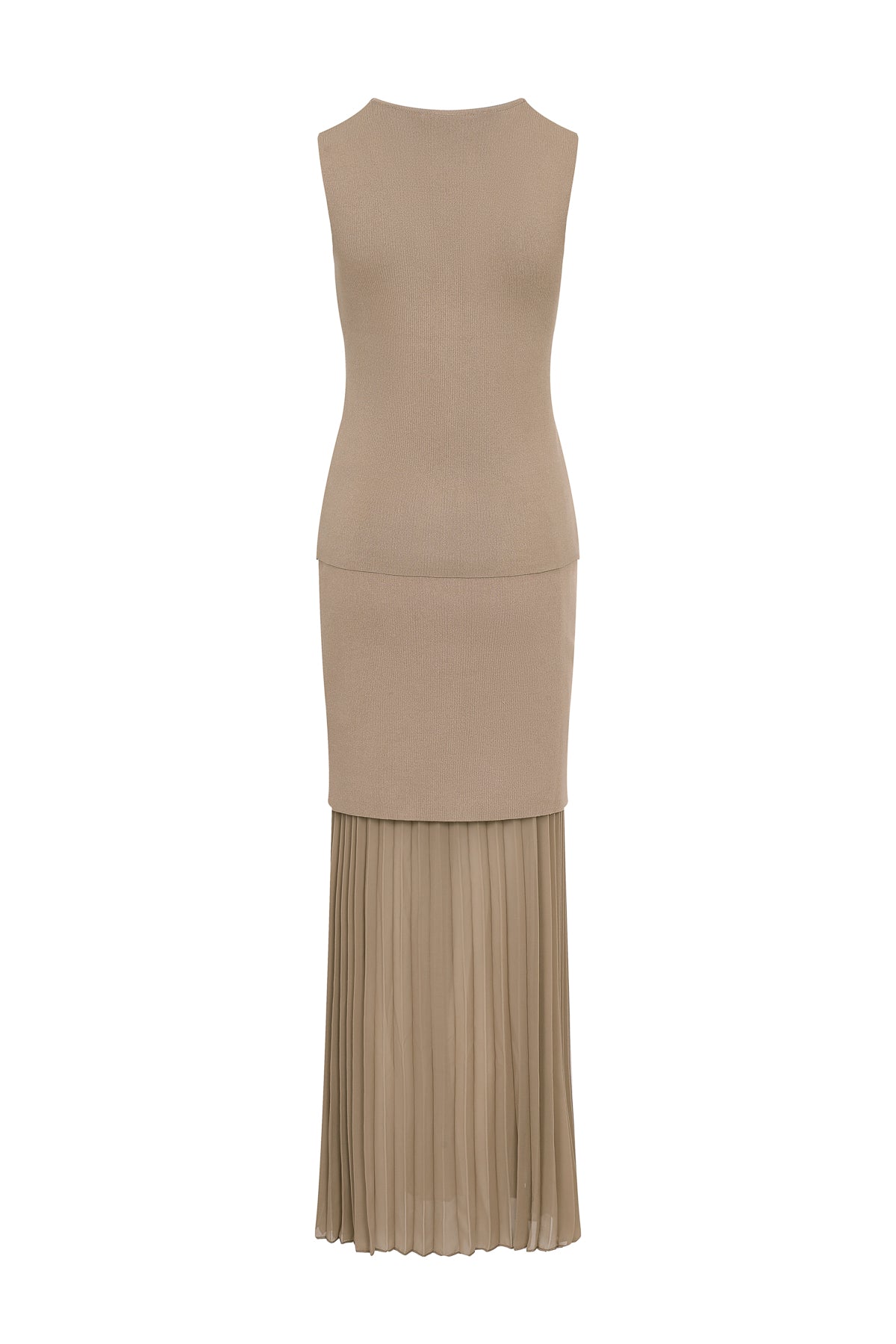 Tessara Knit Sleeveless Top With Skirt Set