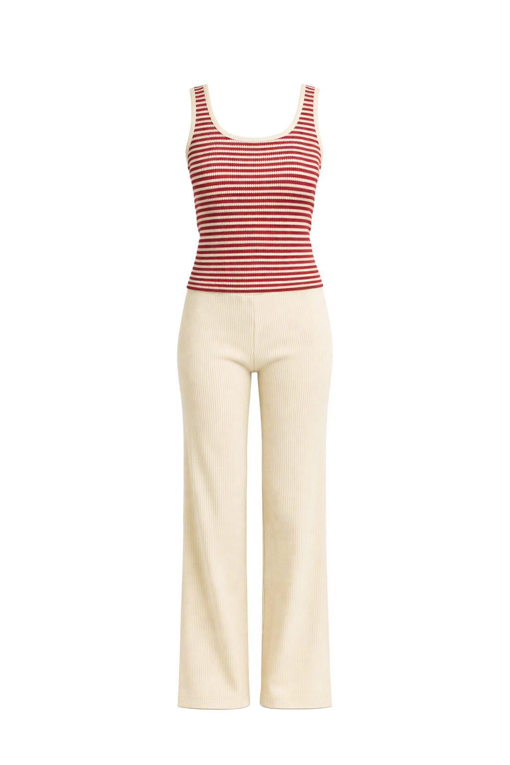 Seren Knit Sleeveless Top With Pant Set