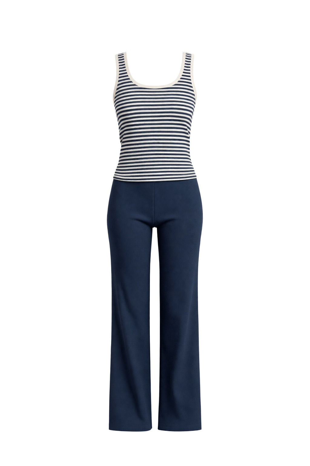 Seren Knit Sleeveless Top With Pant Set