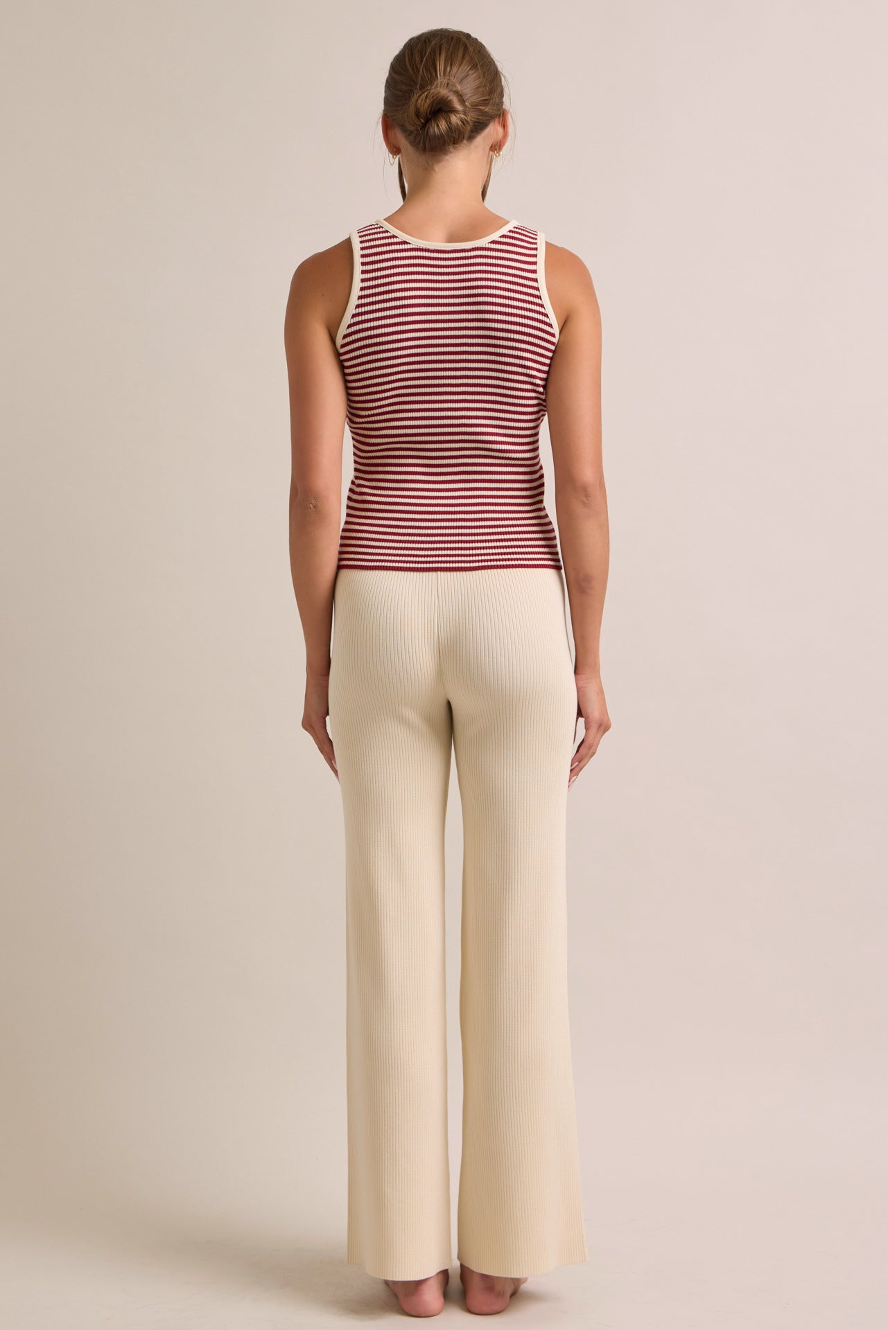 Seren Knit Sleeveless Top with Pant Set