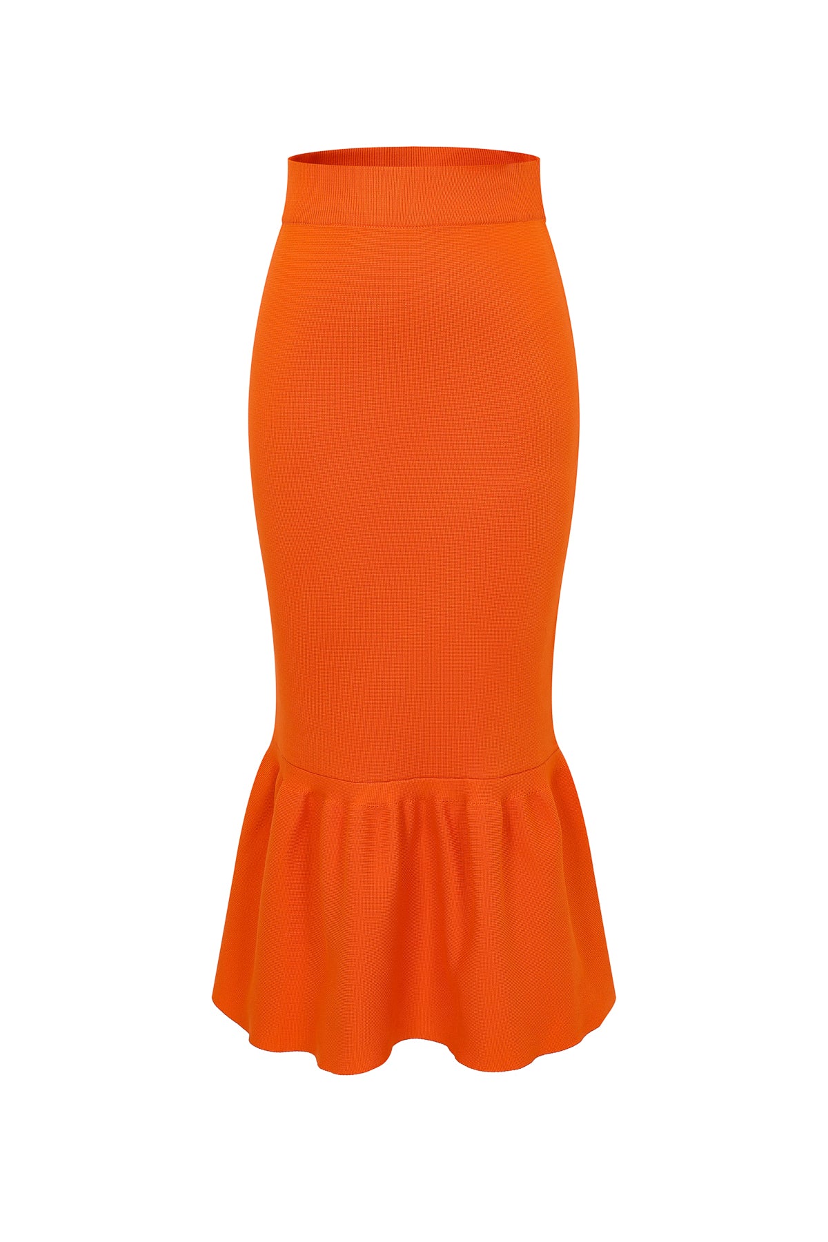 Bloomform Knit Sleeveless Peplum Top and Midi Skirt Set