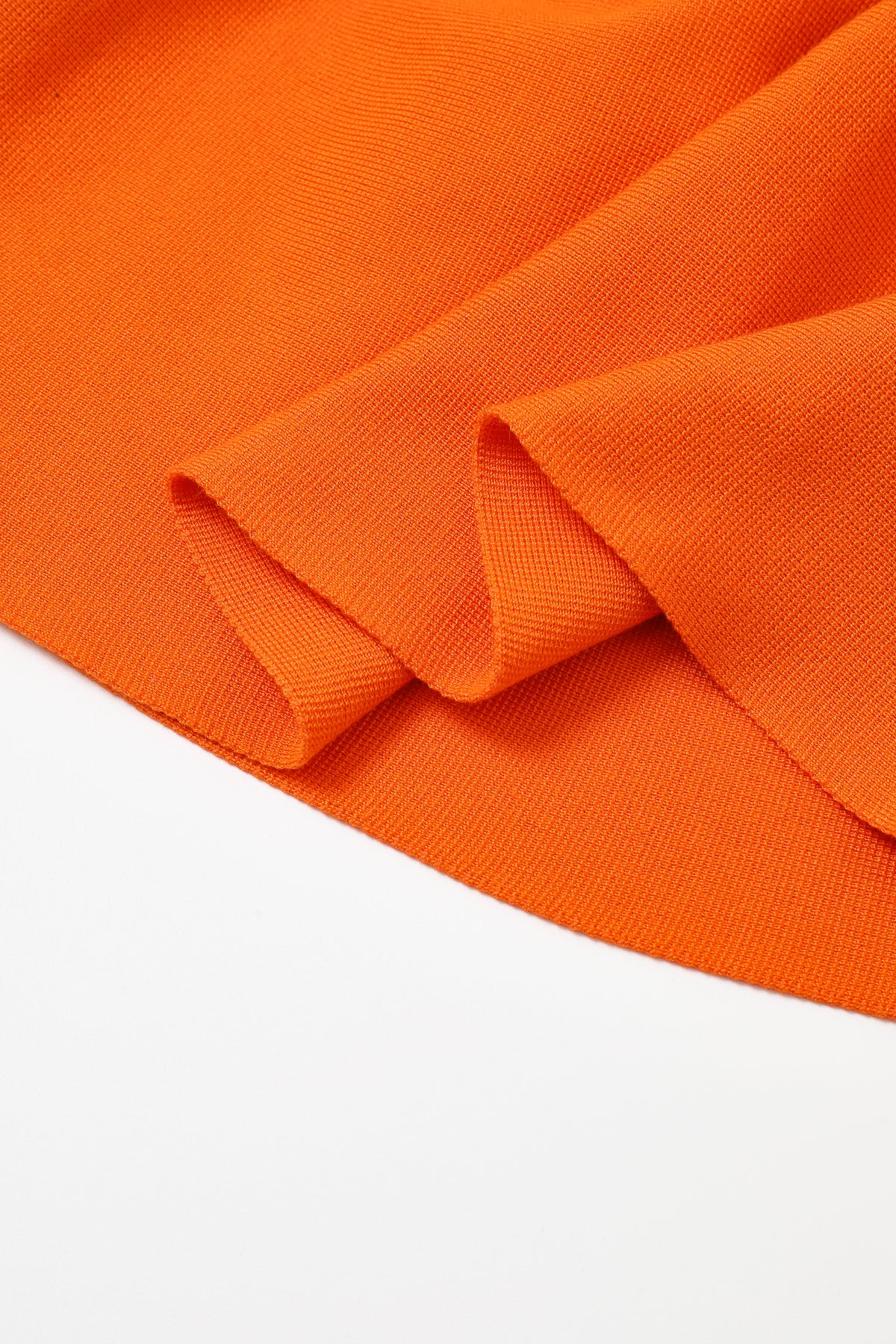 Bloomform Knit Sleeveless Peplum Top and Midi Skirt Set