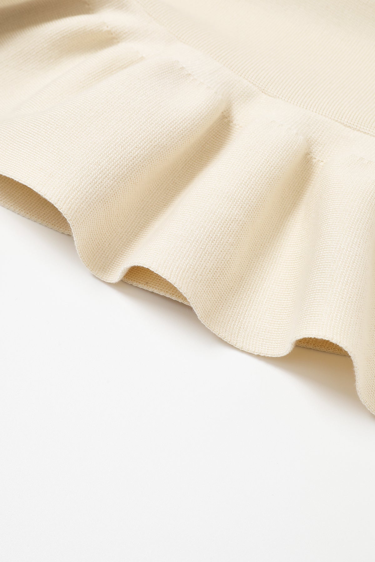 Bloomform Knit Sleeveless Peplum Top and Midi Skirt Set