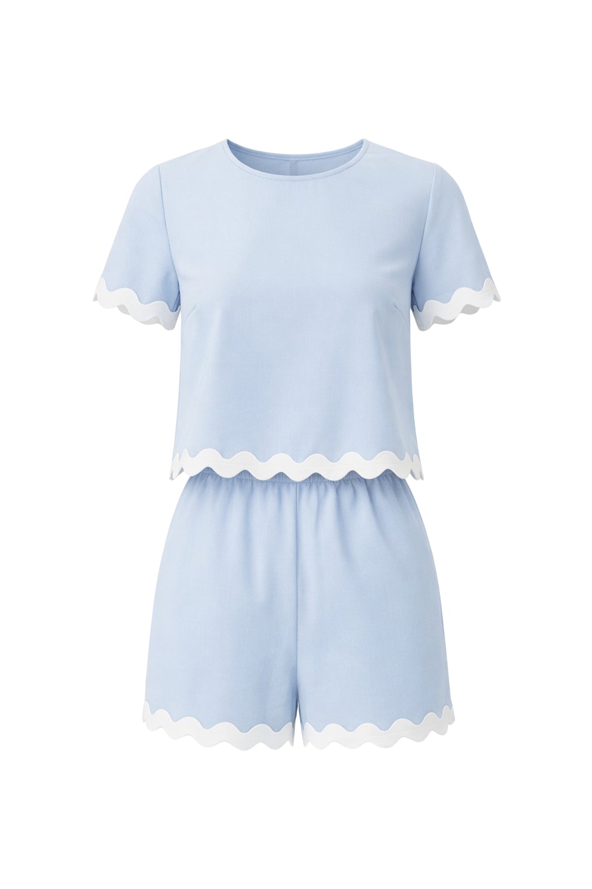 Scallop Dream Loom Top & Shorts Set