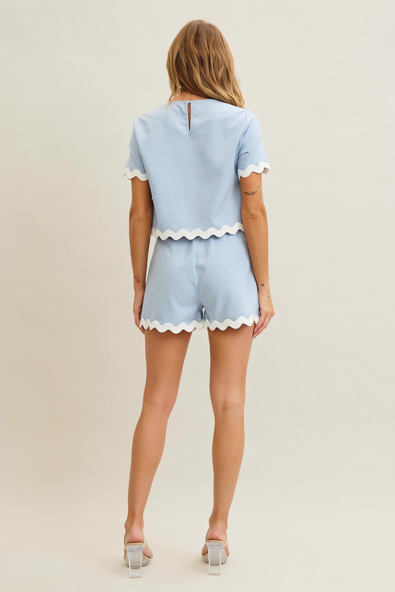 Scallop Dream Loom Top & Shorts Set
