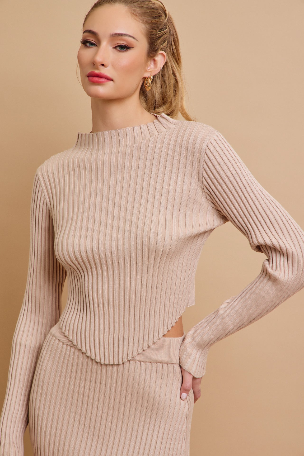 Dream Mockneck and Skirt Set