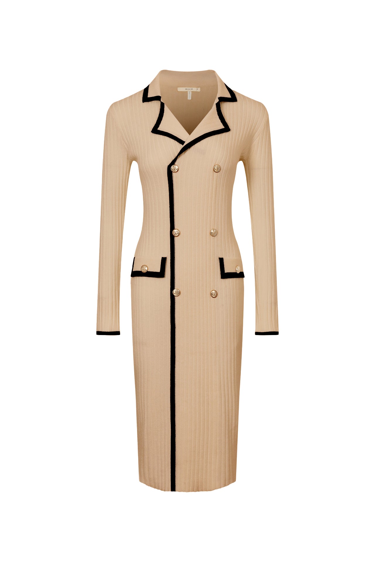 The Verona Knit Dress With Contrast