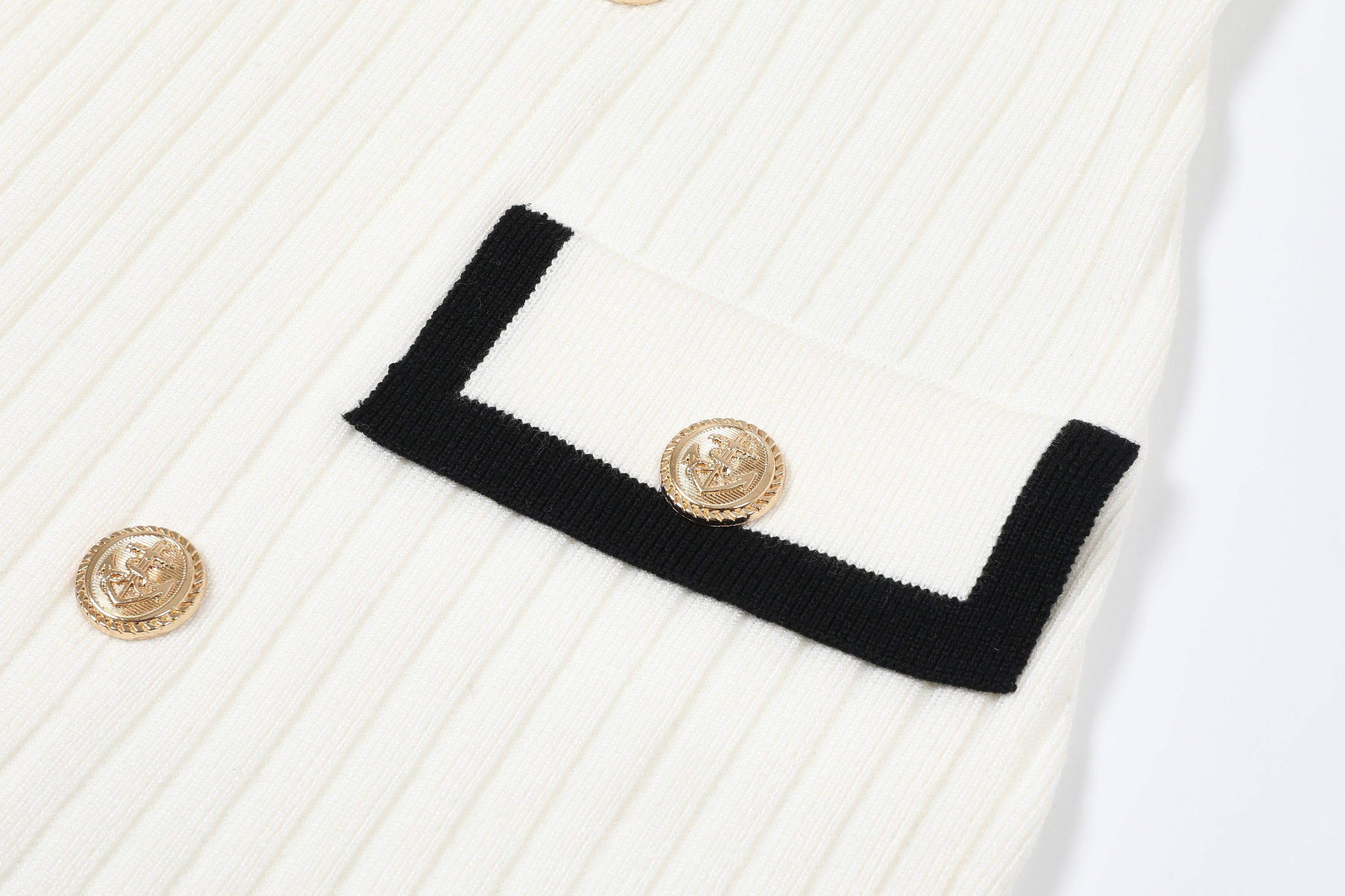 The Verona Knit Dress With Contrast