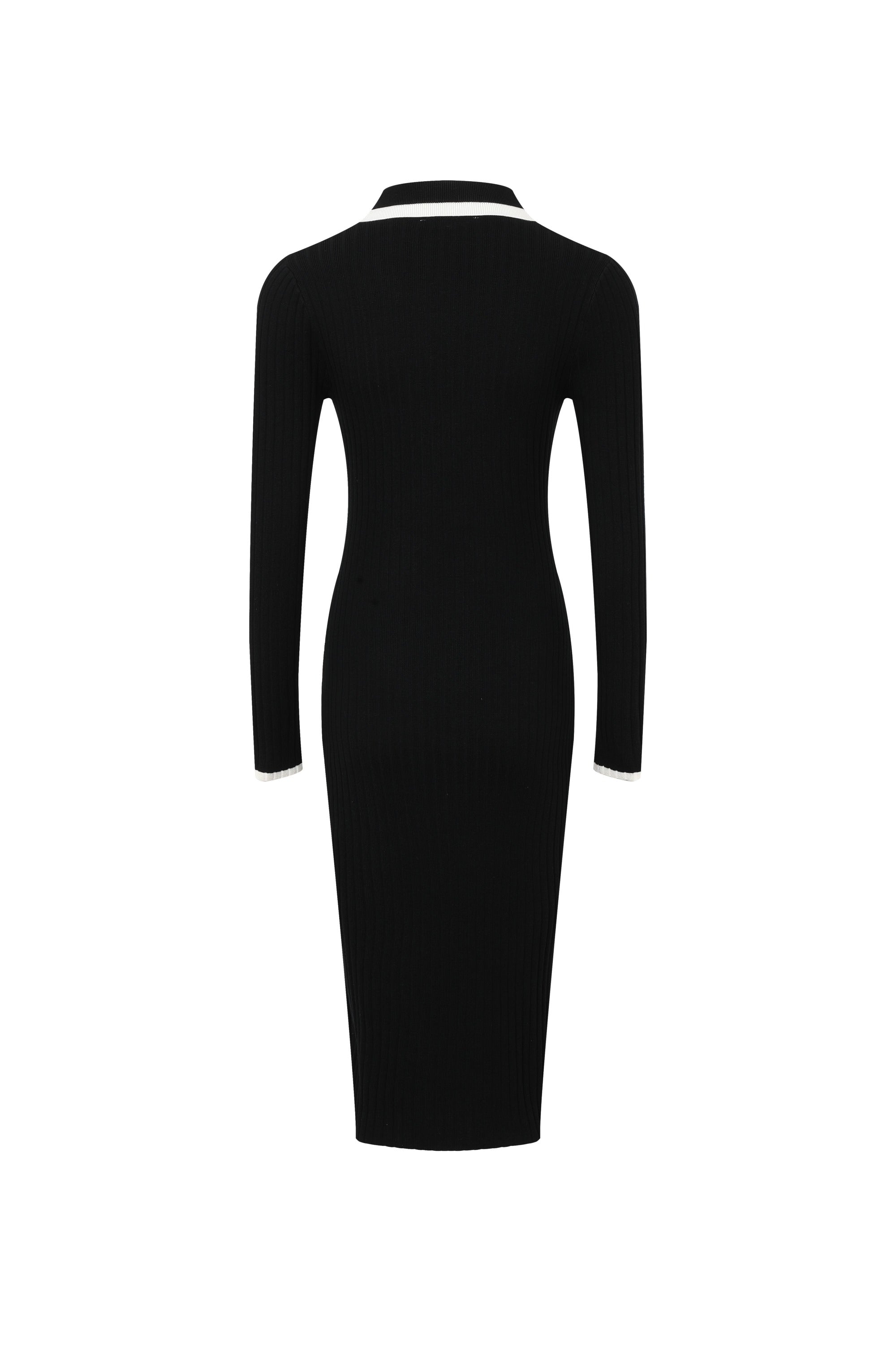The Verona Knit Dress With Contrast