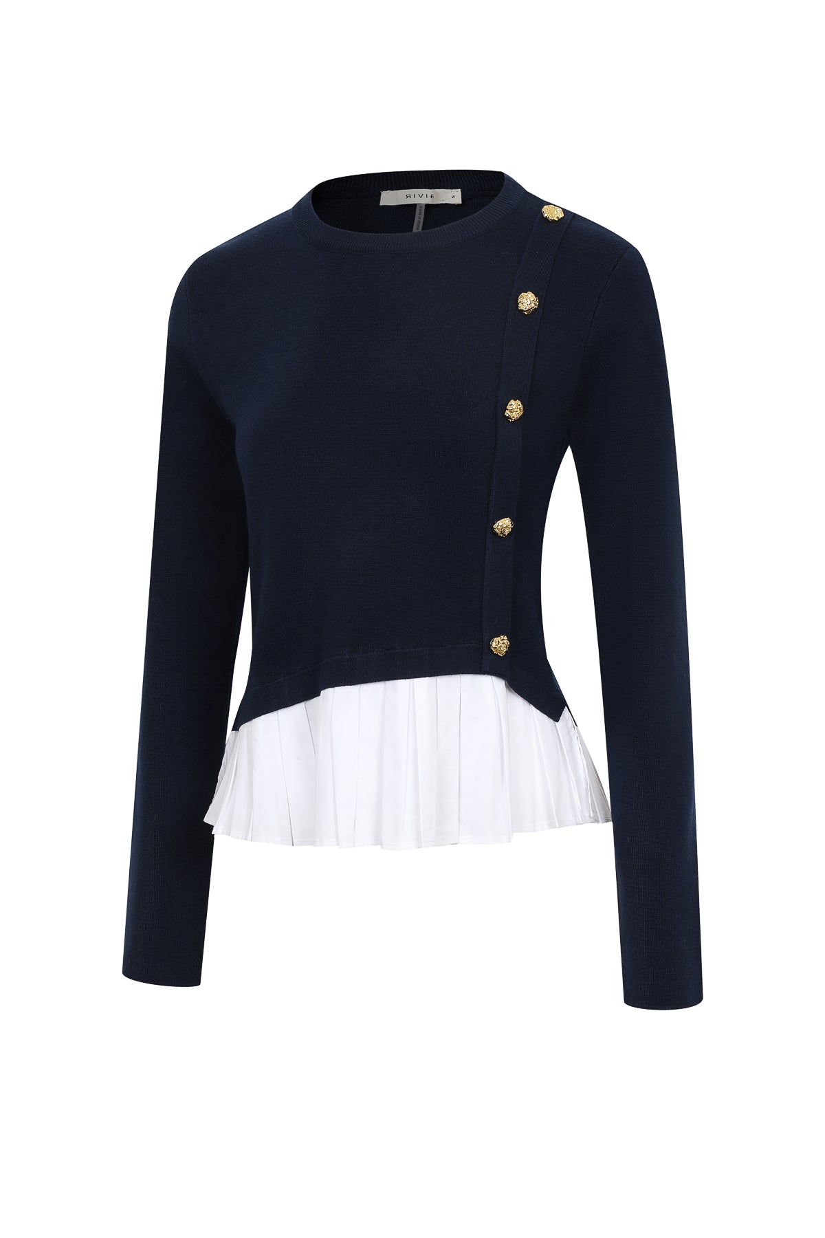 Bellara Mixed Media Long Sleeve Top