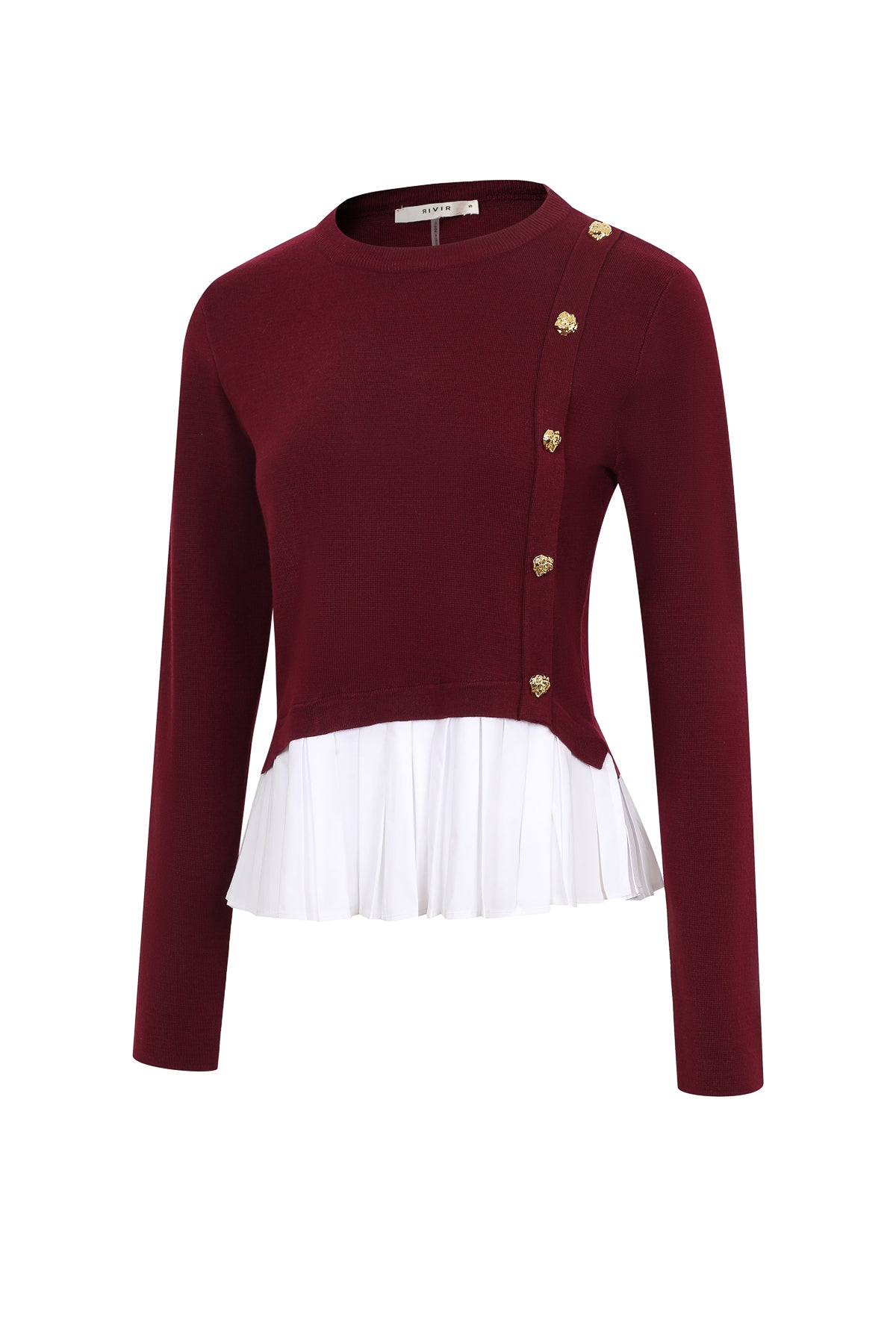 Bellara Mixed Media Long Sleeve Top