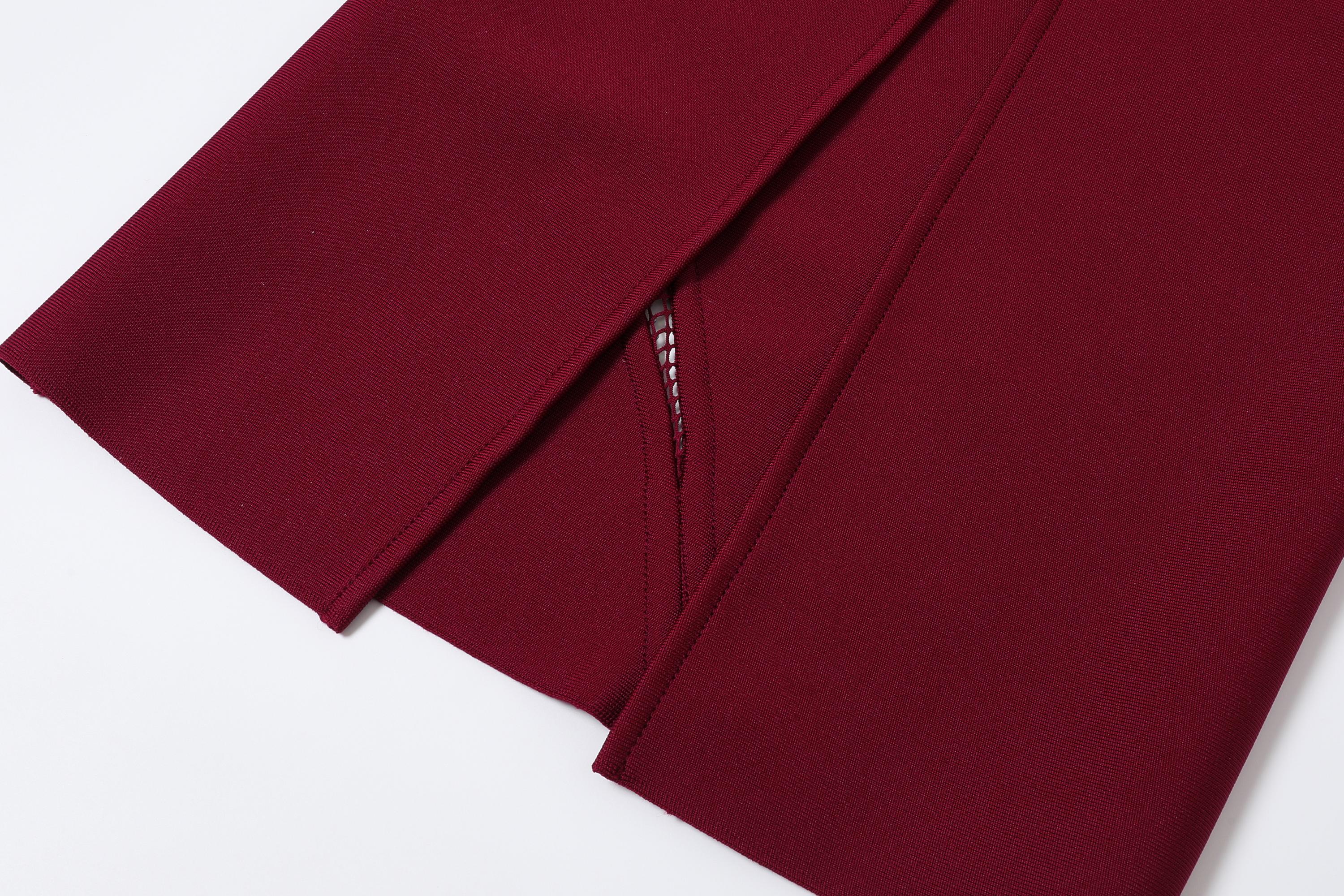 Rhinestone Bandage Halter Axis Dress