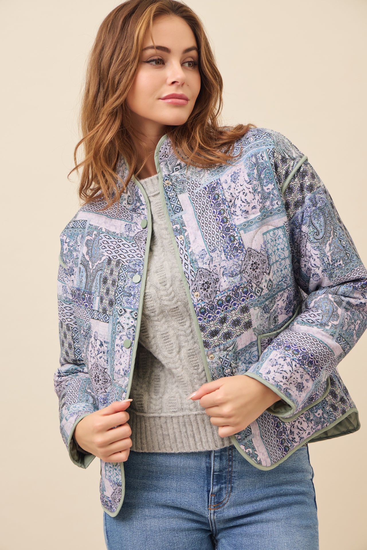 Printed Padded Jacket