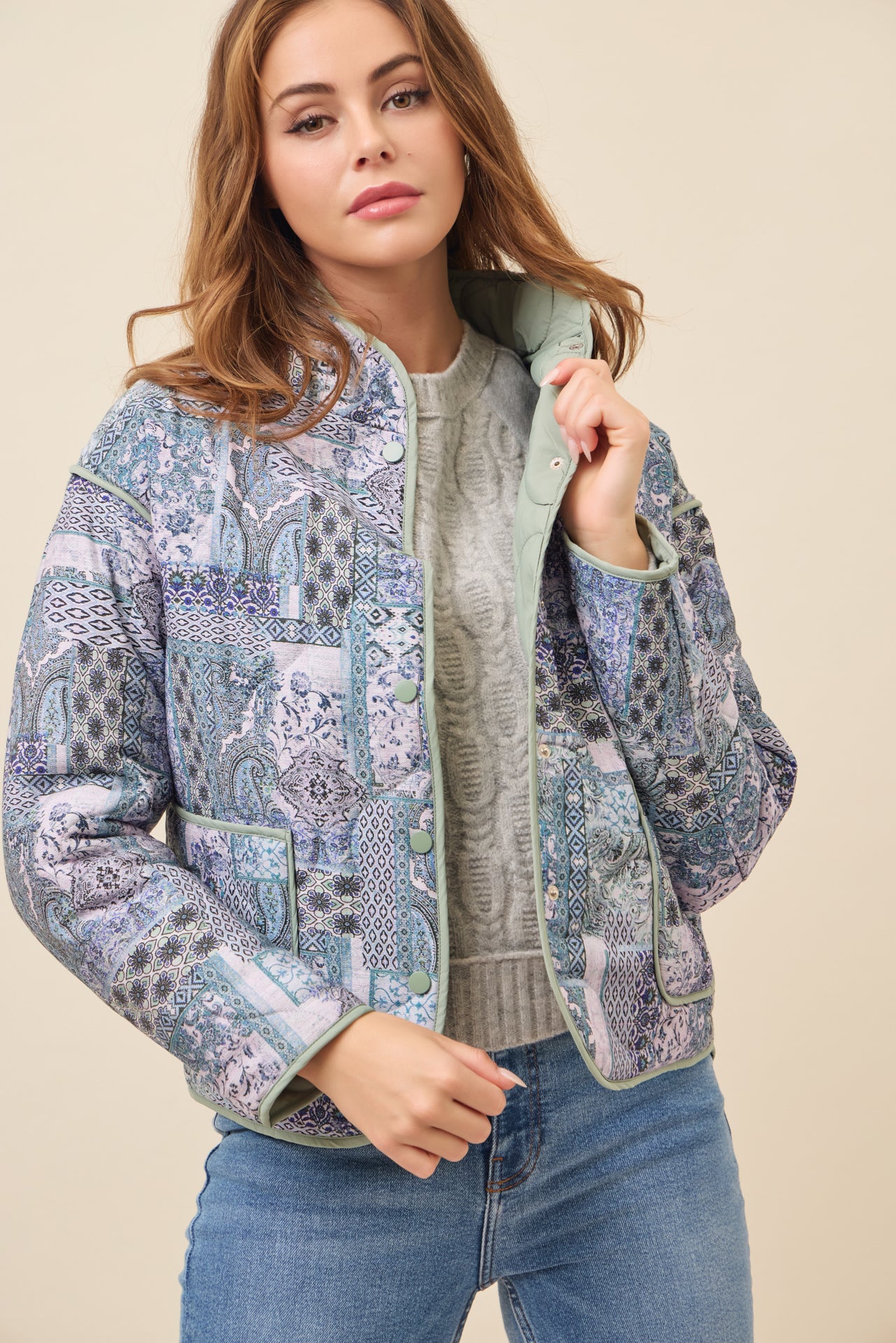 Printed Padded Jacket