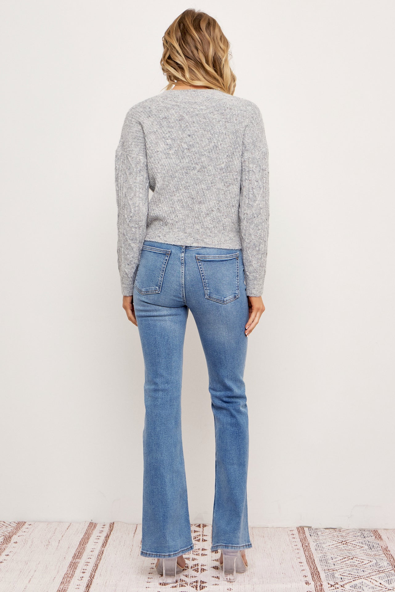 Sylvie Cable Knit Cardigan