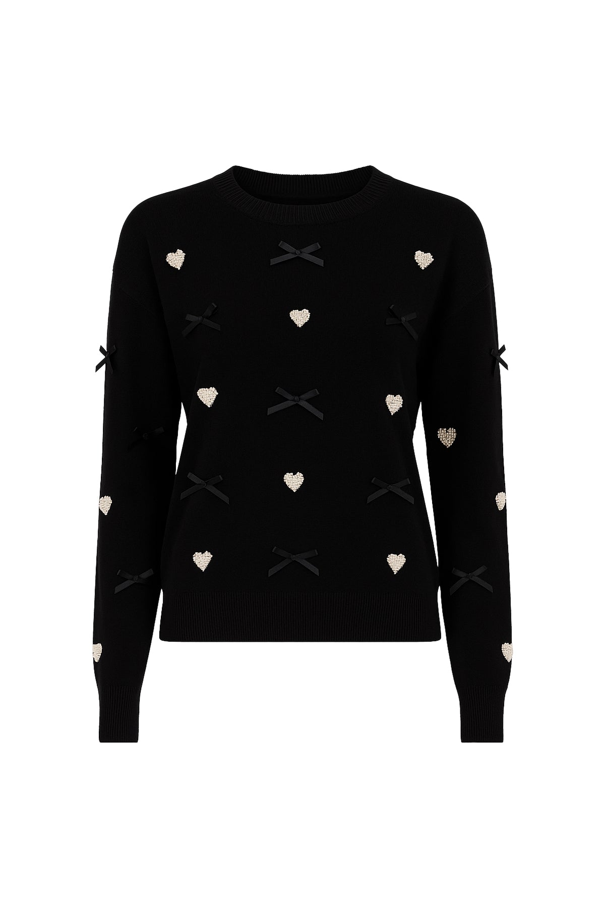 Sweater Pullover With Ribbon Detail