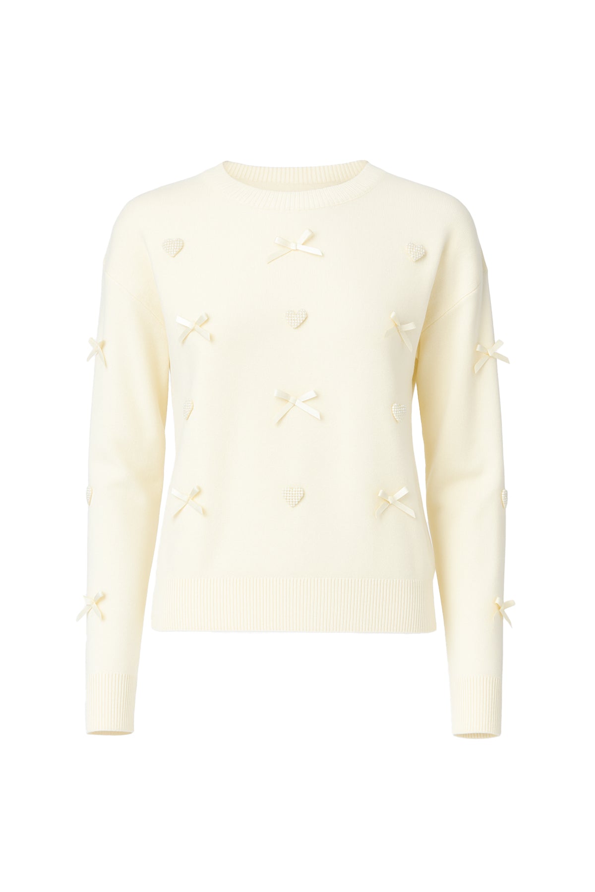 Sweater Pullover With Ribbon Detail