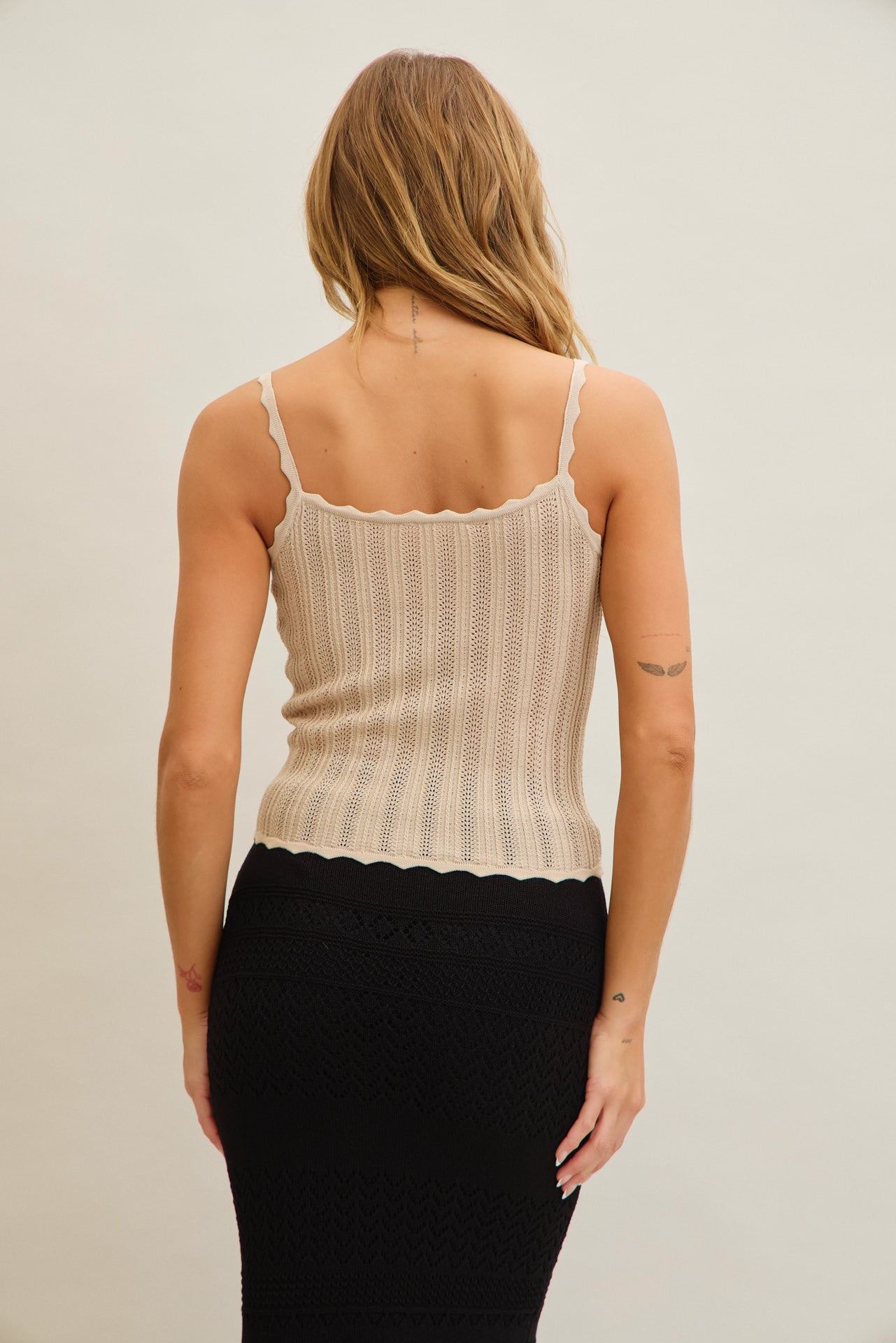 Pointelle Charm Top