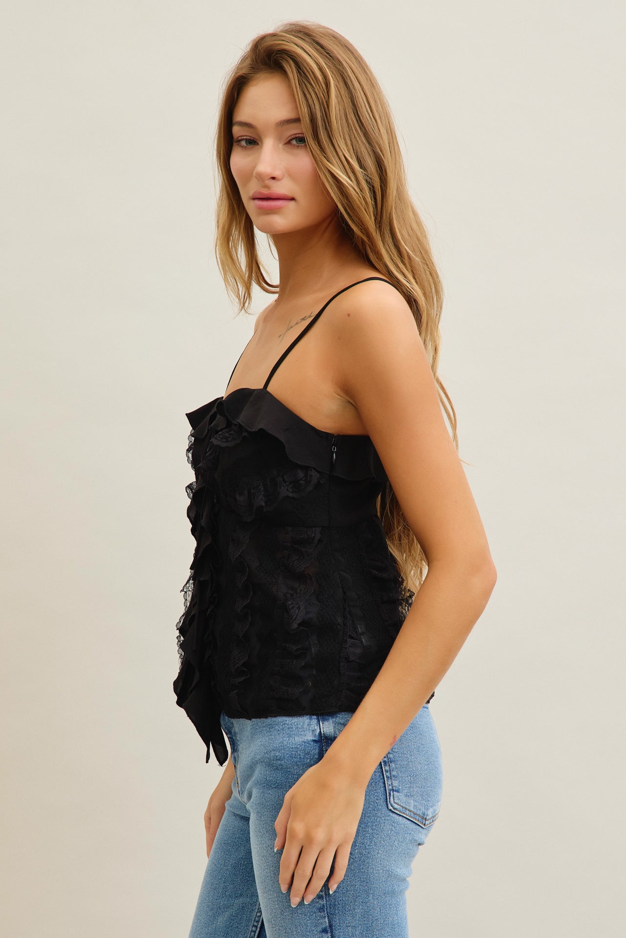 Ruffled Lace Dream Top