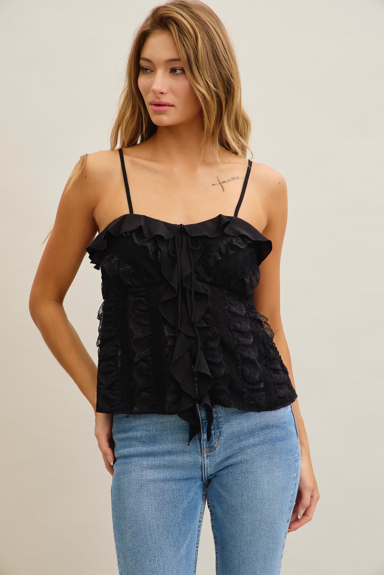 Ruffled Lace Dream Top