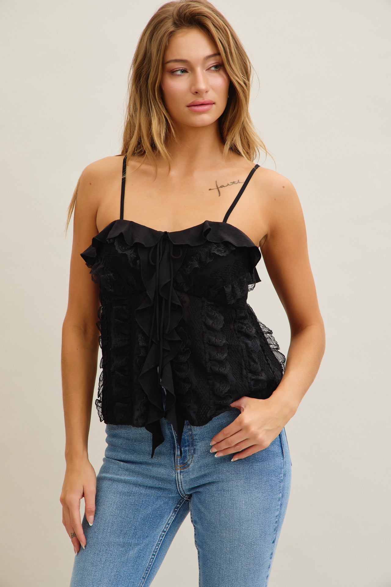 Ruffled Lace Dream Top