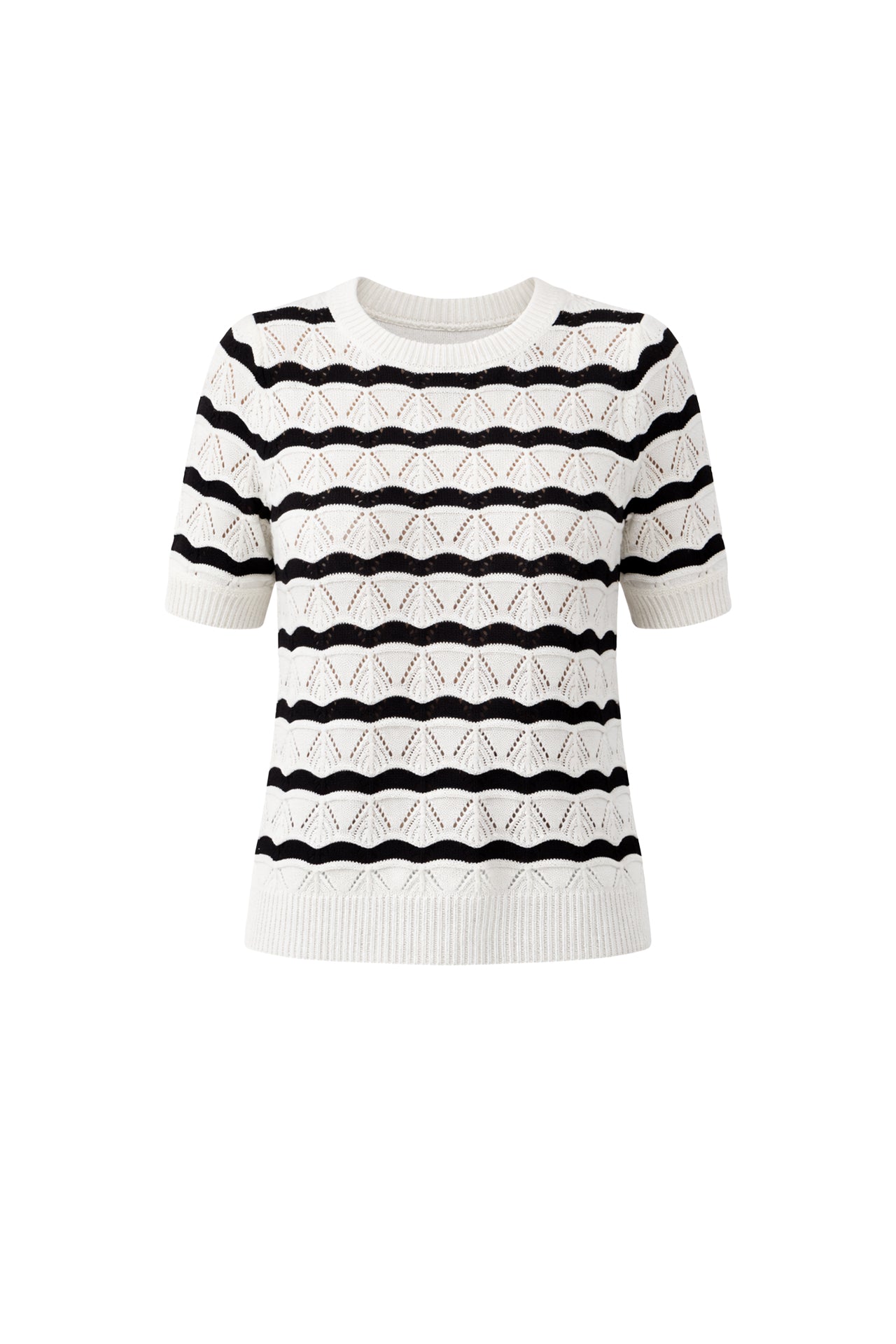 Pointelle Breeze Short Sleeve Top