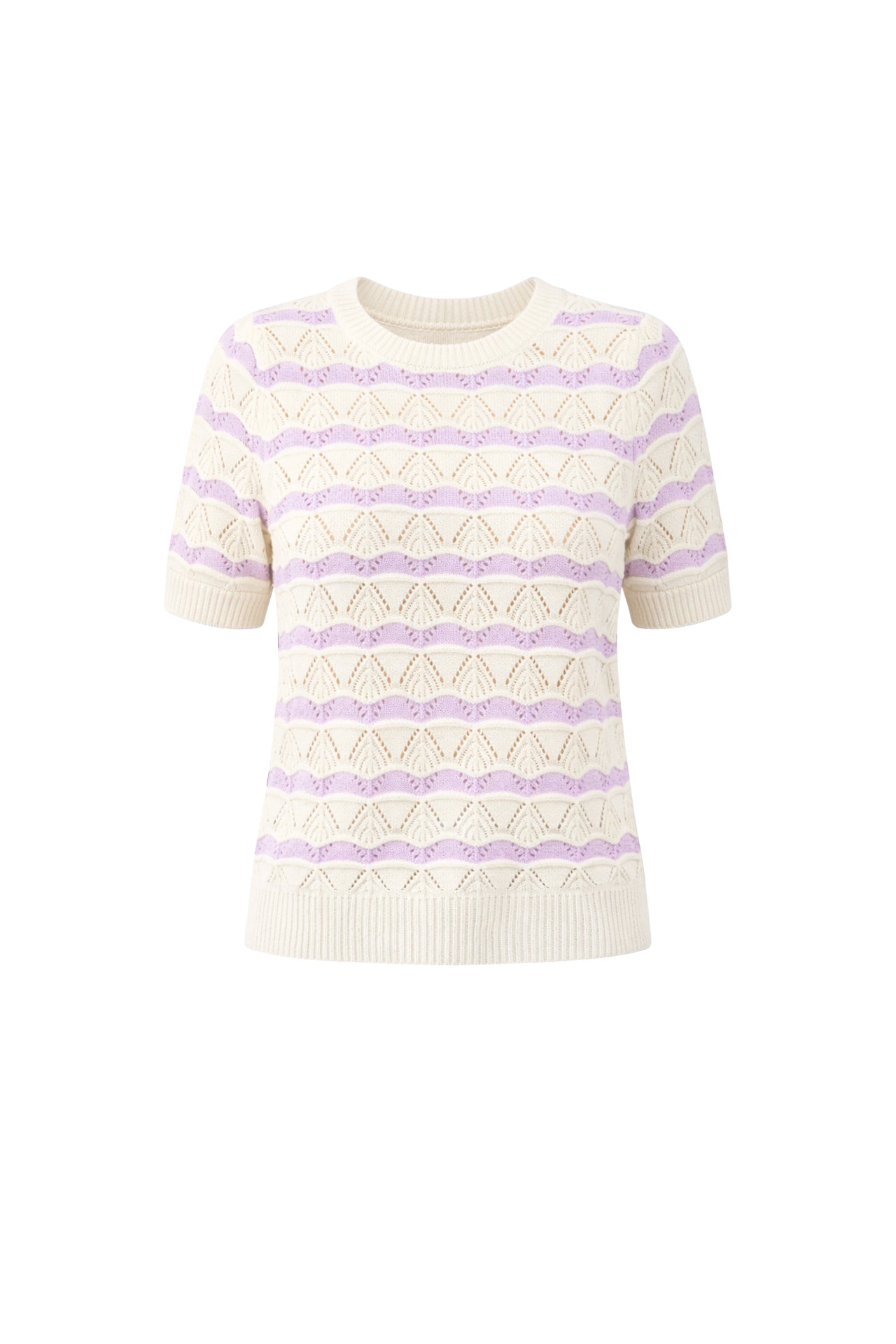 Pointelle Breeze Short Sleeve Top
