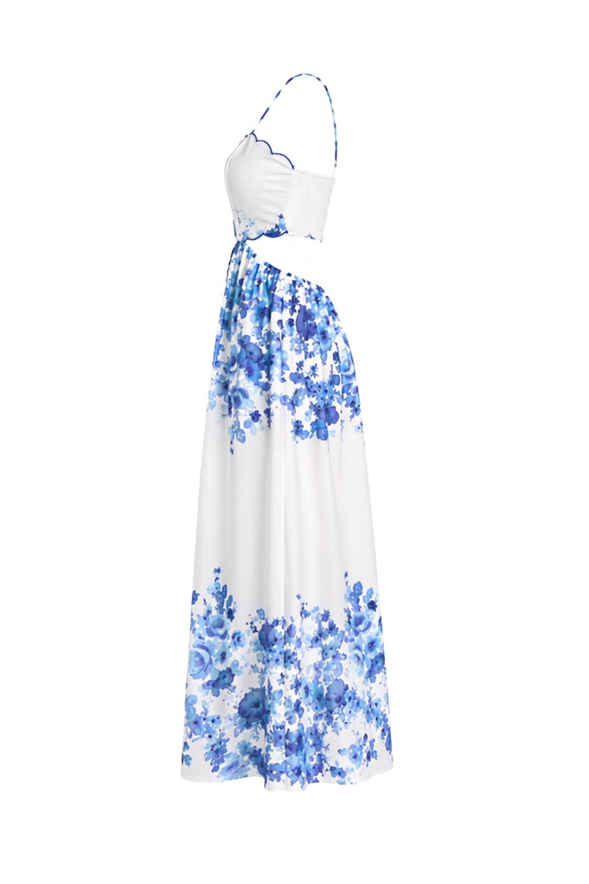 The Fiora Bloom Printed Strap Dress