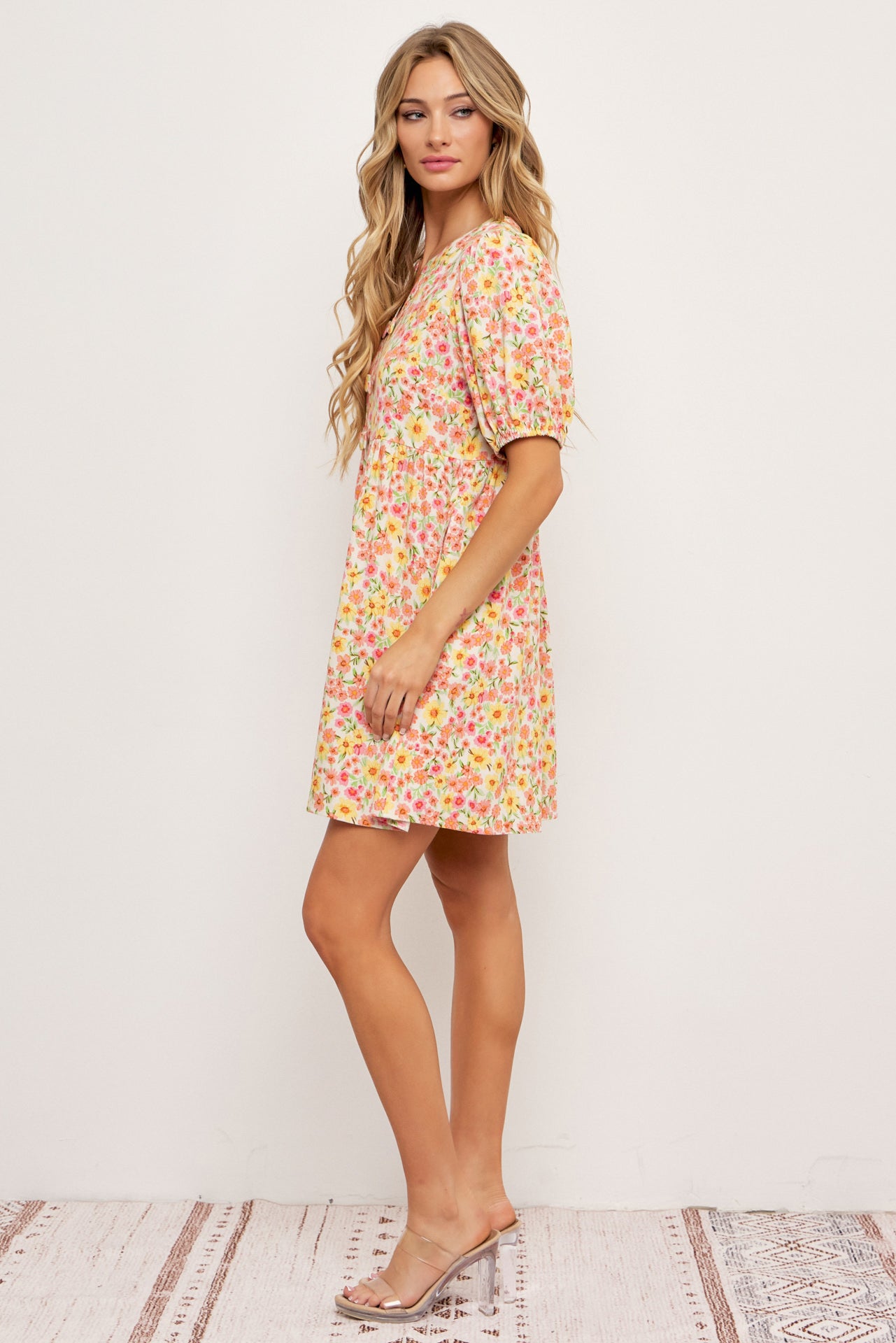 Bella Short Sleeve Shift Dress
