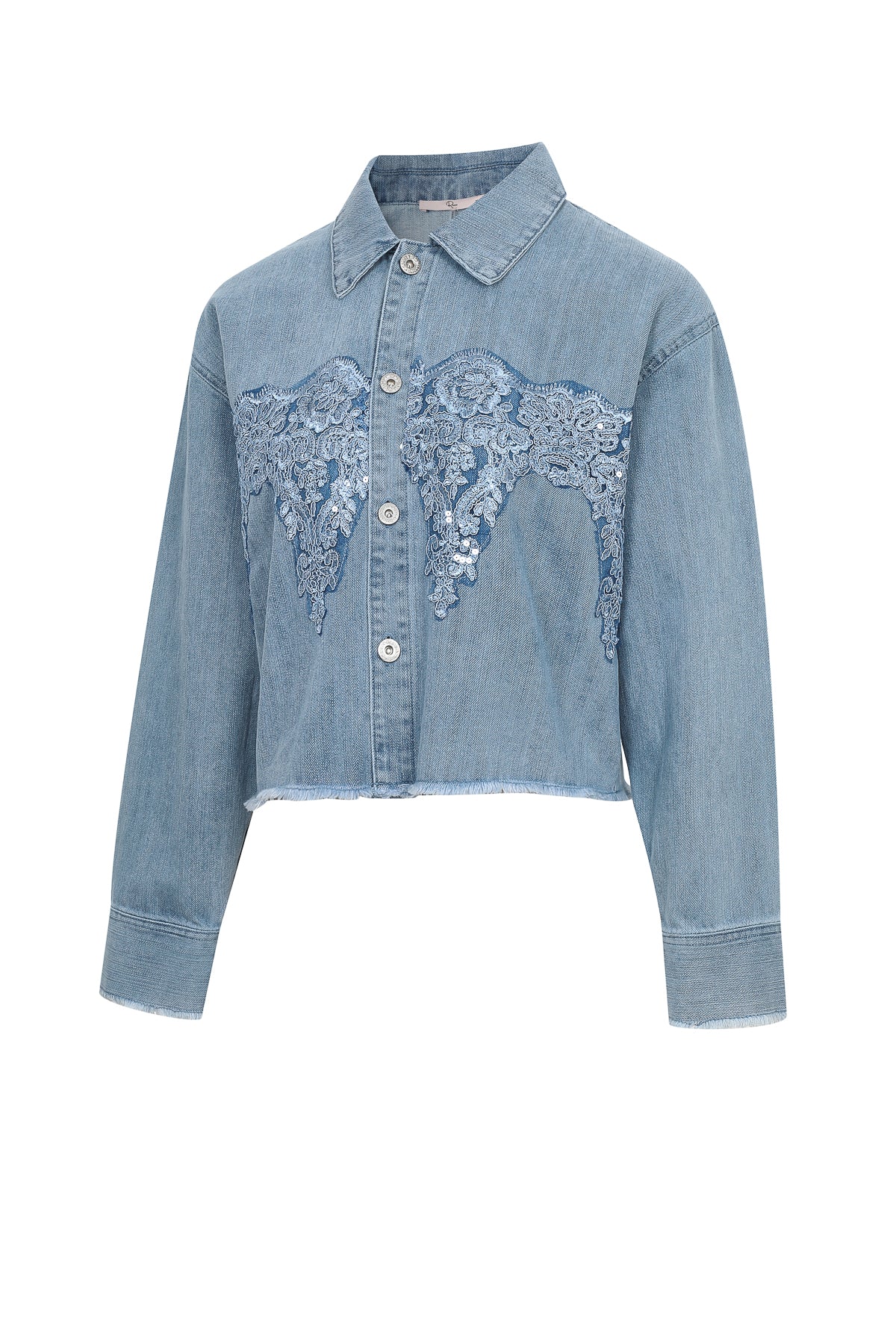Sequin Kissed Denim Jacket