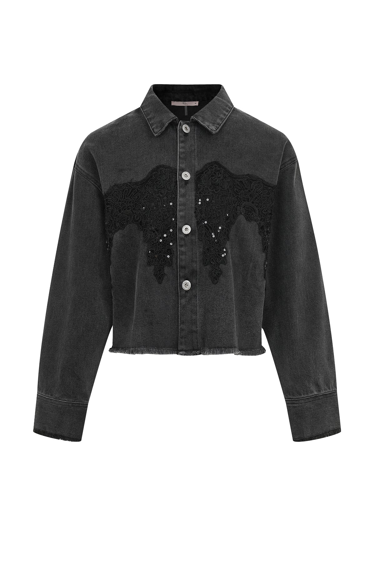 Sequin Kissed Denim Jacket