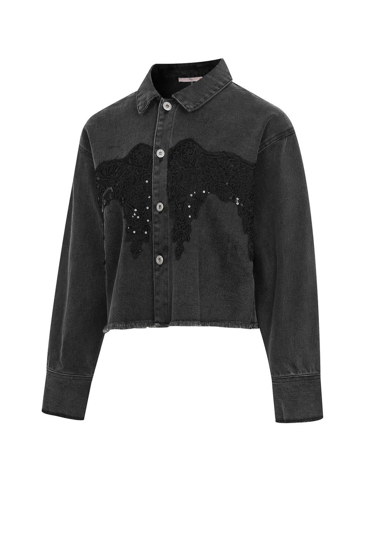 Sequin Kissed Denim Jacket
