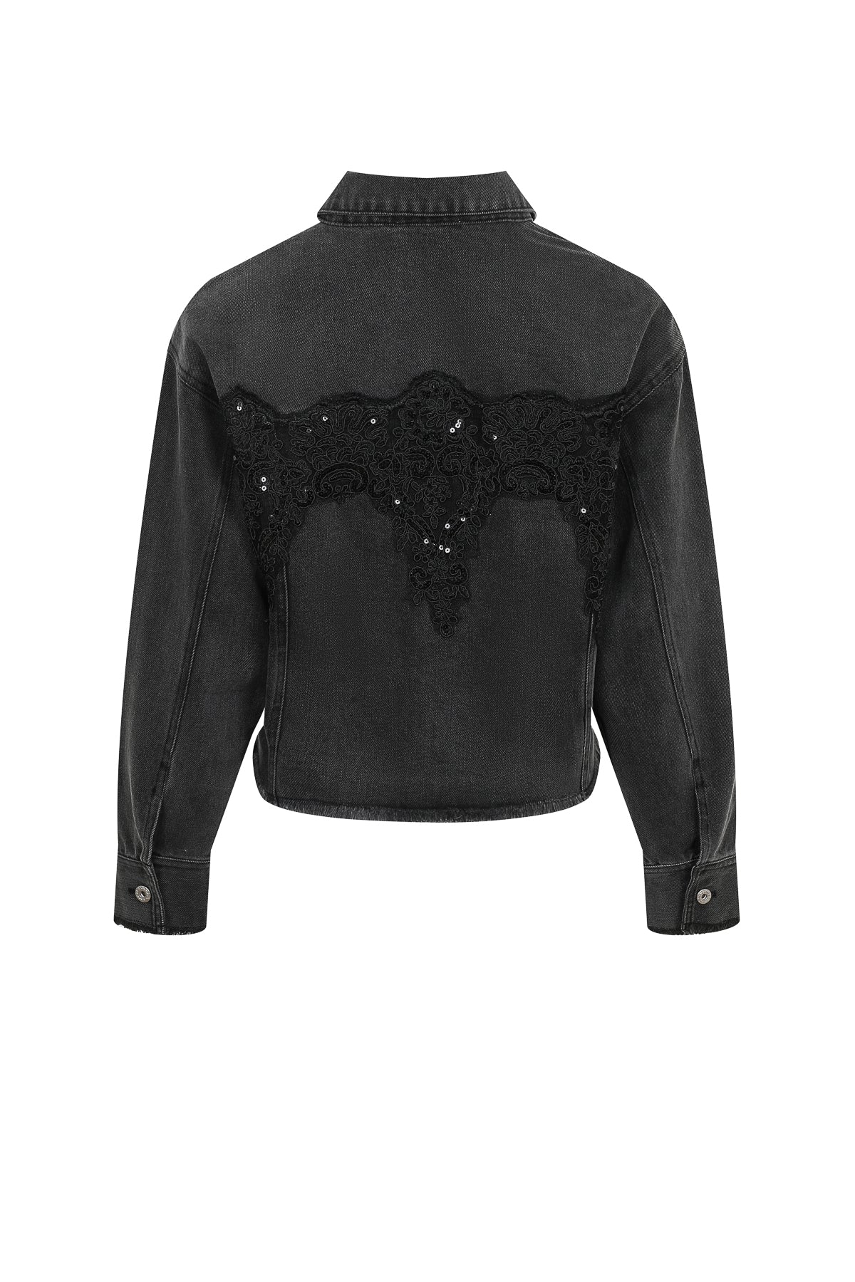Sequin Kissed Denim Jacket