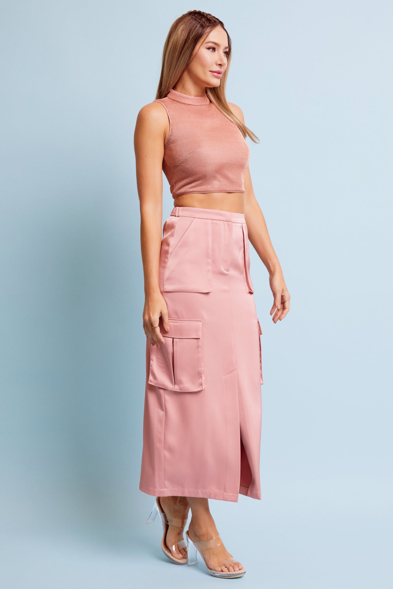 Metallic Sleeveless Top