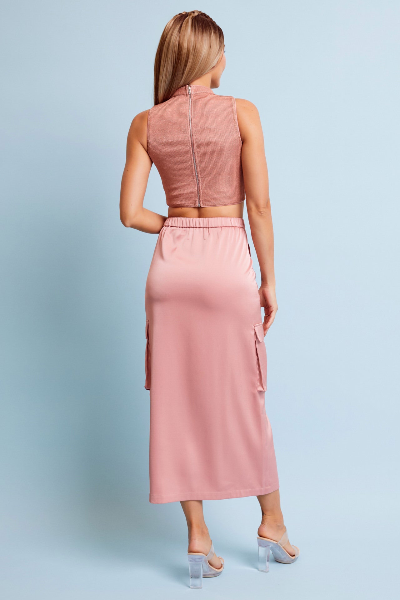 Metallic Sleeveless Top