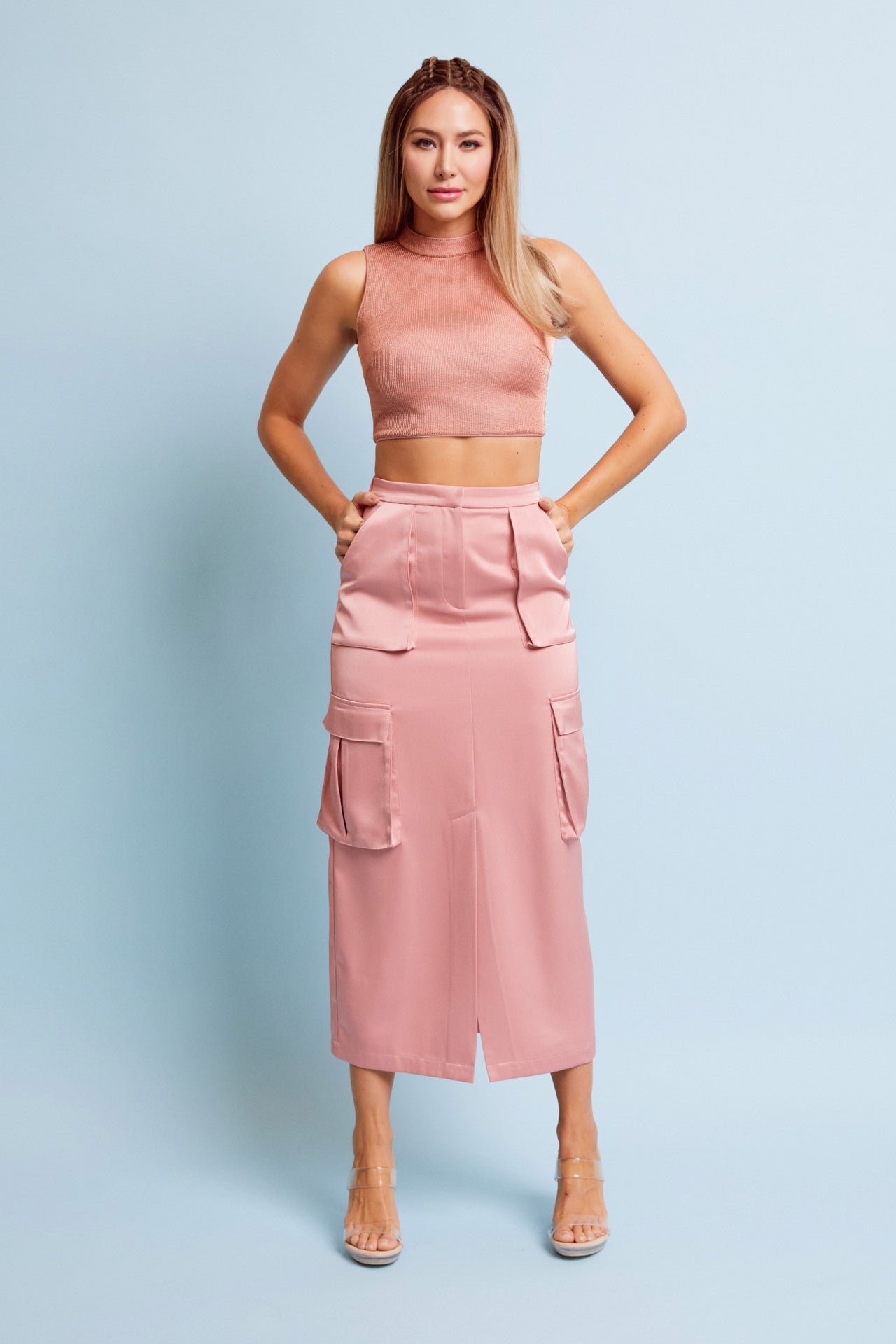 Metallic Sleeveless Top