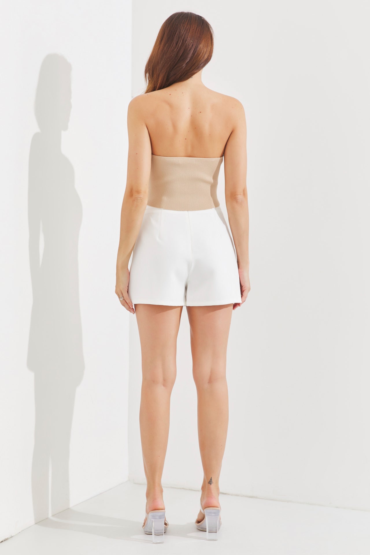 Woven Pleated Shorts