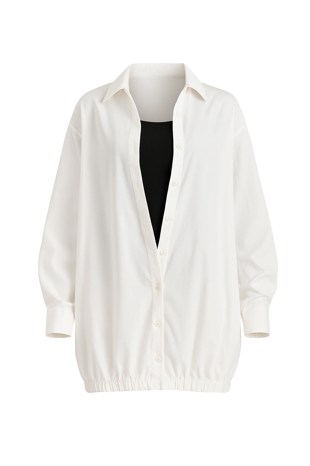 Bubble Breeze Woven Shirt Dress