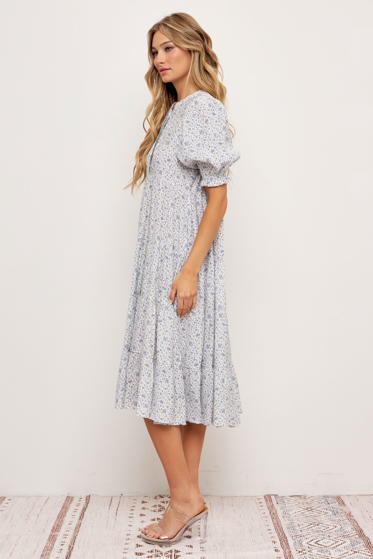 Sarah Tiered Midi Dress