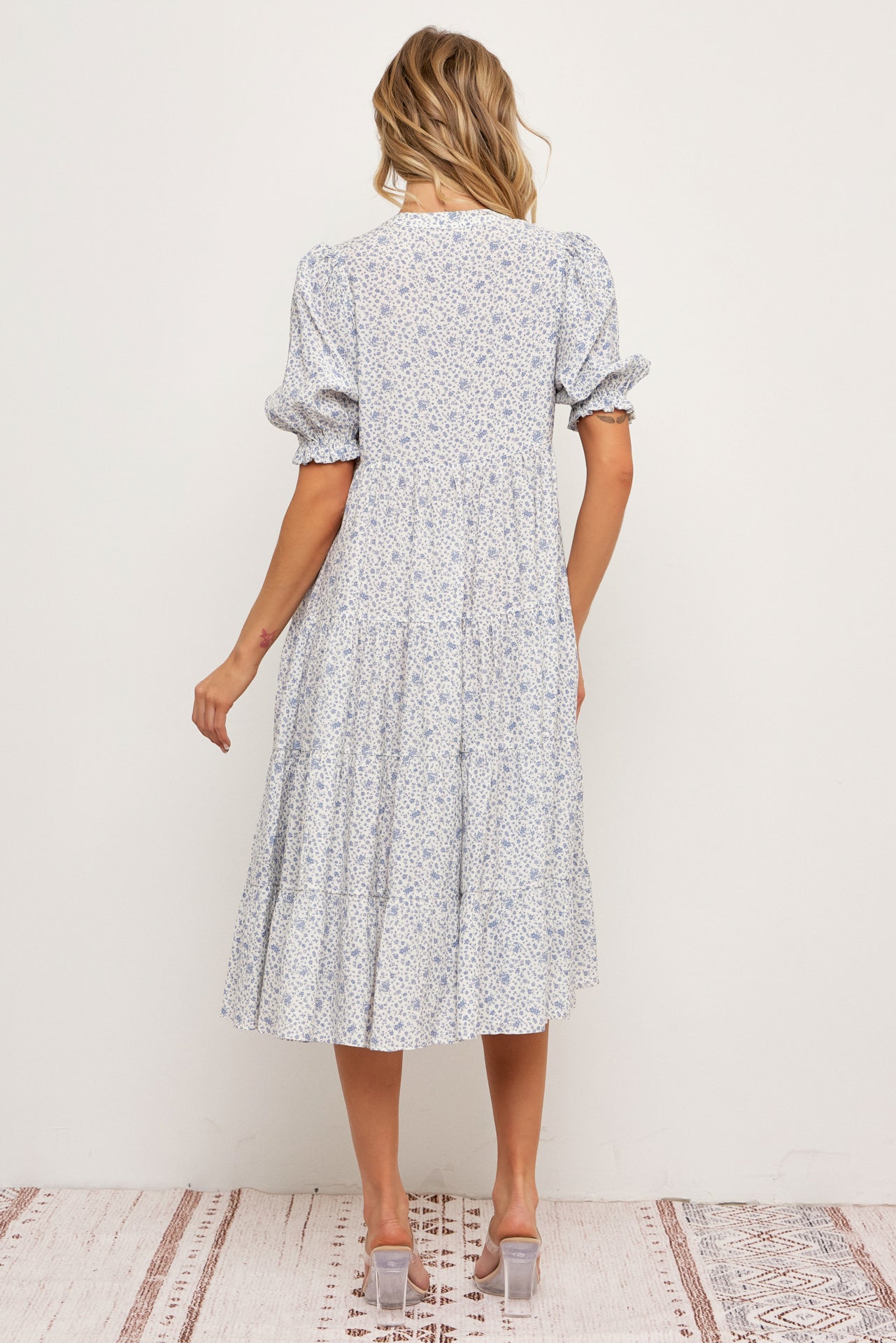 Sarah Tiered Midi Dress