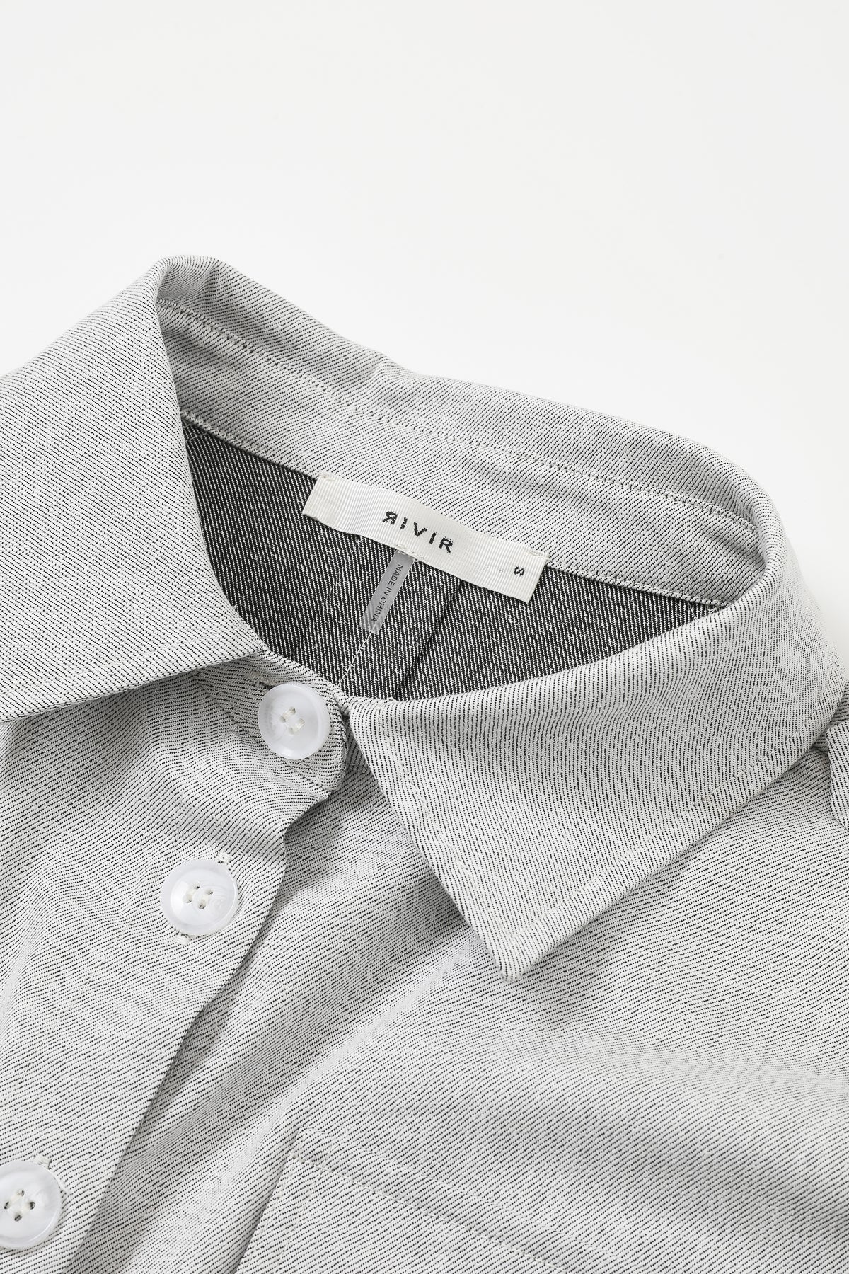 Day Trip Woven Button Down Crop Jacket
